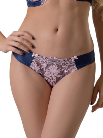 Valea String "Indira" donkerblauw/lichtroze