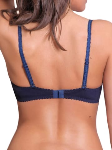 Valea Bügel-BH "Indira" in Dunkelblau/ Rosa