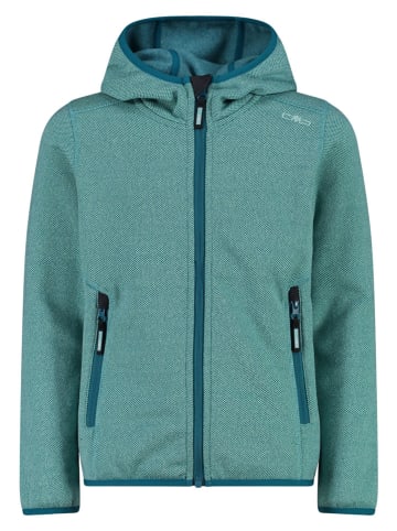 cmp Kurtka polarowa w kolorze turkusowym