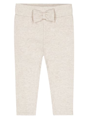 Dirkje Legginsy w kolorze kremowym