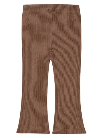 Dirkje Legginsy w kolorze jasnobrązowym