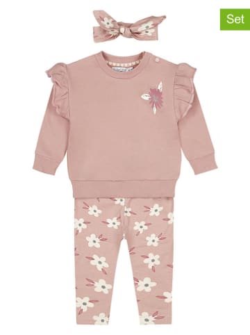 Dirkje 3-częściowy zestaw w kolorze jasnoróżowym
