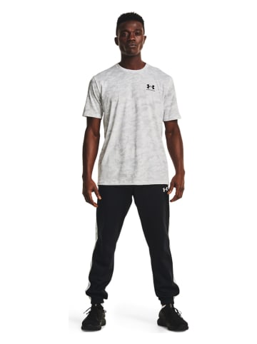 Under Armour Trainingsshirt "Camo" in Weiß/ Grau