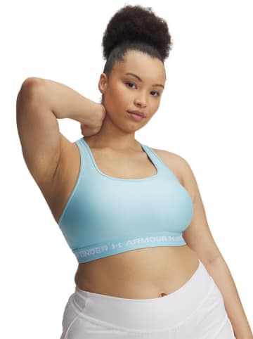 Under Armour Sport-BH in Hellblau - Medium