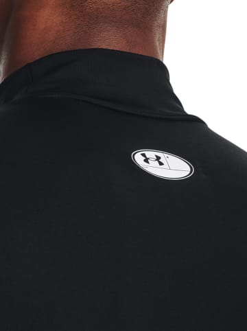 Under Armour Koszulka sportowa "Comp Mock" w kolorze czarnym