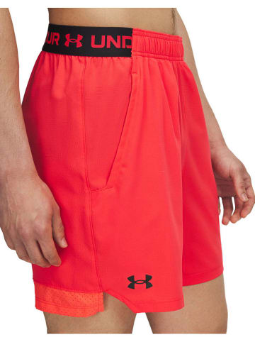 Under Armour Szorty sportowe "Vanish" w kolorze czerwonym