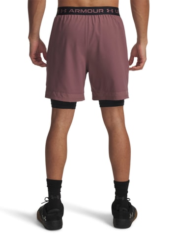 Under Armour 2in1-Funktionsshorts in Lila