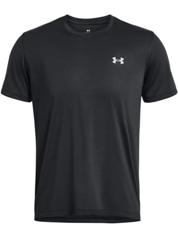 Under Armour Koszulka sportowa "Launch" w kolorze czarnym