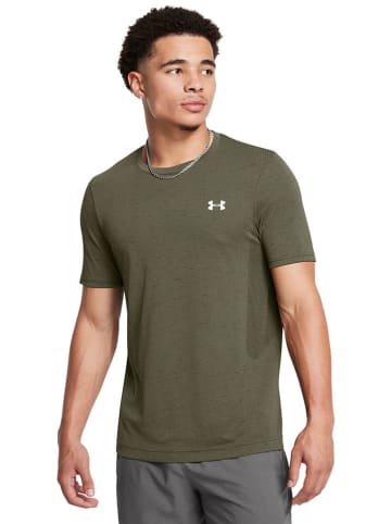 Under Armour Koszulka funkcyjna "Vanish" w kolorze khaki