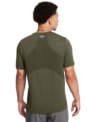 Under Armour Koszulka funkcyjna "Vanish" w kolorze khaki