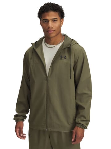 Under Armour Kurtka przeciwwiatrowa "Rival" w kolorze khaki