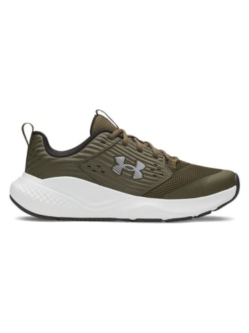 Under Armour Skórzane buty sportowe "Charged Commit TR 4" w kolorze khaki