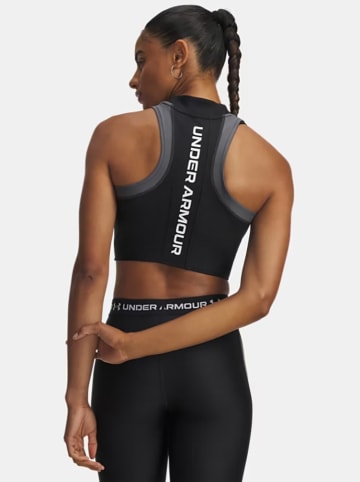Under Armour Functionele top zwart/grijs