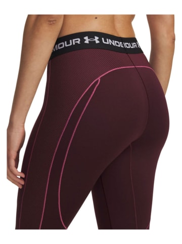 Under Armour Legginsy funkcyjne "ColdGear" w kolorze fioletowym
