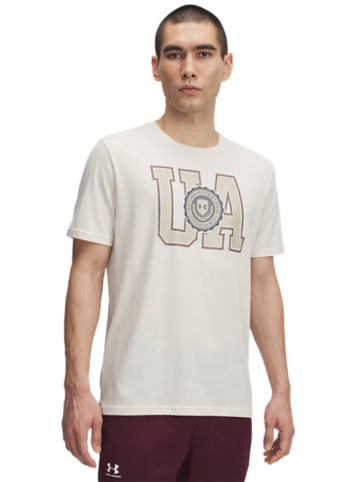 Under Armour Koszulka funkcyjna w kolorze beżowym