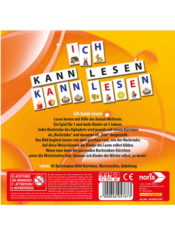 Noris Lernspiel "Ich kann lesen" - ab 5 Jahren