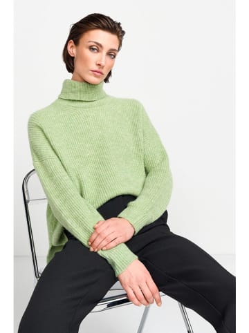 Rich & Royal Rollkragenpullover in Hellgrün