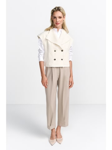 Rich & Royal Weste in Creme