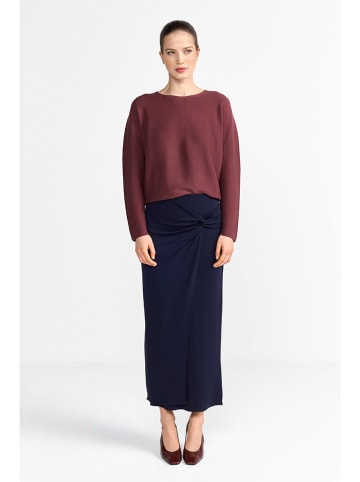 Rich & Royal Sweter w kolorze brązowym