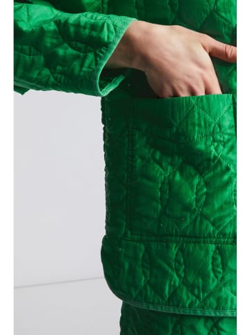 Rich & Royal Kurtka pikowana w kolorze zielonym