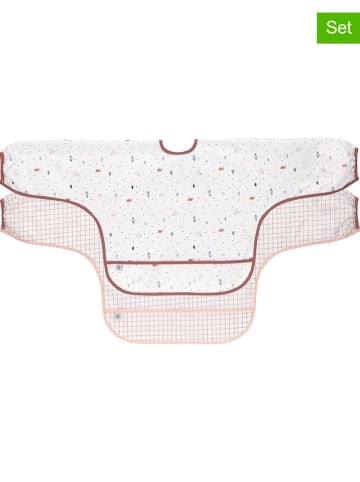 Lässig 2er-Set: Lätzchen "Garden Explorer Snail" in Bunt/ Weiß
