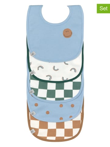 Lässig 5er-Set: Lätzchen "Happy Rascals" in Bunt