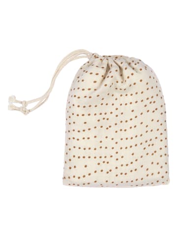 Lässig 2er-Set Mulltücher in Khaki/ Creme - (L)80 x (B)80 cm