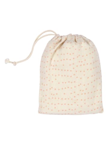 Lässig 2er-Set Mulltücher in Creme/ Rosa - (L)80 x (B)80 cm