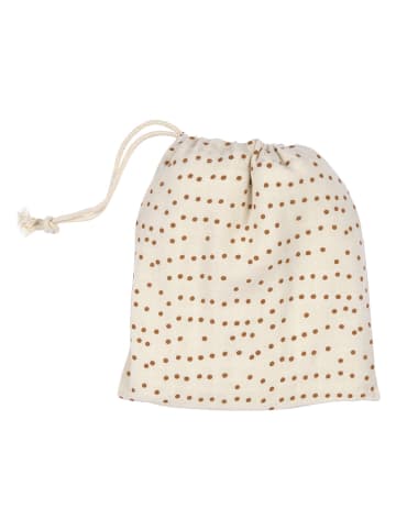 Lässig 2er-Set Mulltücher in Creme/ Grün - (L)60 x (B)60 cm