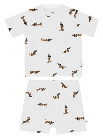 Lässig Pyjama in Weiß