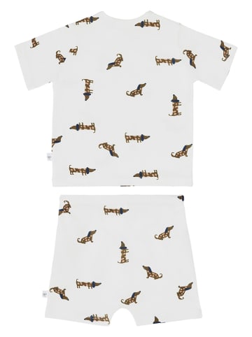 Lässig Pyjama in Weiß