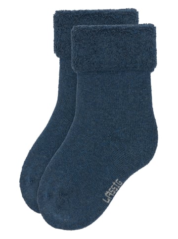 Lässig 3er-Set: Socken in Beige/ Blau