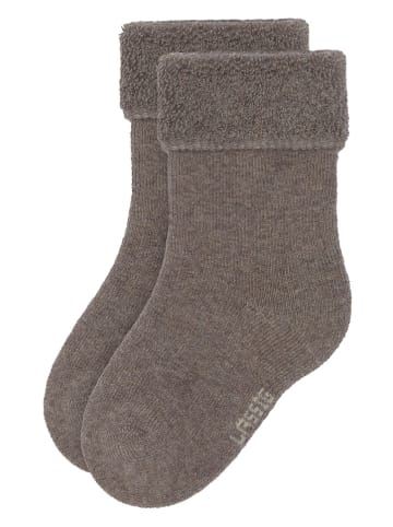 Lässig 3er-Set: Socken in Hellbraun/ Beige
