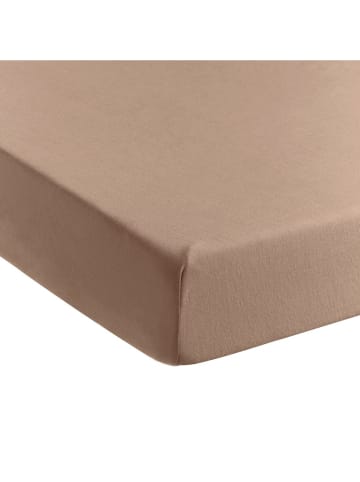 Lässig Spannbettlaken in Hellbraun - (L)140 x (B)70 cm