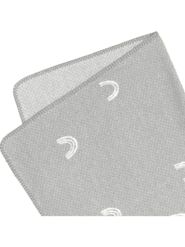 Lässig Decke "Rainbow" in Grau - (L)100 x (B)75 cm