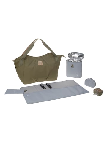 Lässig Wickeltasche in Khaki - (L)41 x (B)18 x (H)32 cm