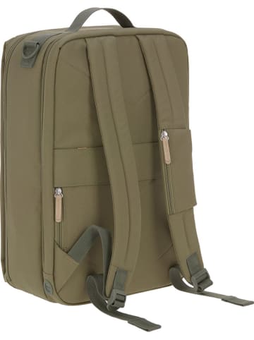 Lässig Wickelrucksack in Khaki - (L)35 x (B)15 x (H)45 cm