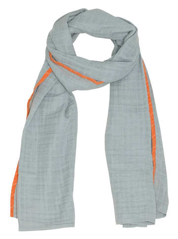 Lässig Musselin-Stillschal in Hellblau