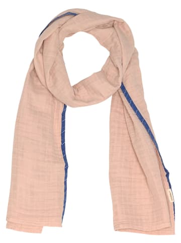 Lässig Musselin-Stillschal in Rosa