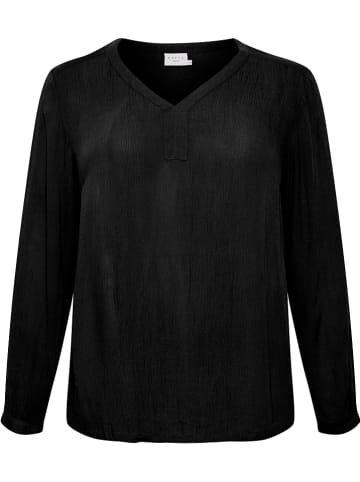 KAFFE curve Bluse "Ami" in Schwarz
