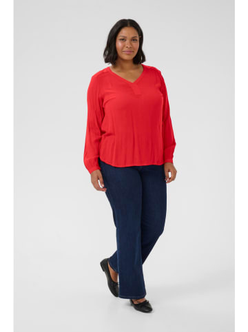 KAFFE curve Bluse in Rot