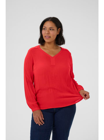 KAFFE curve Bluse in Rot