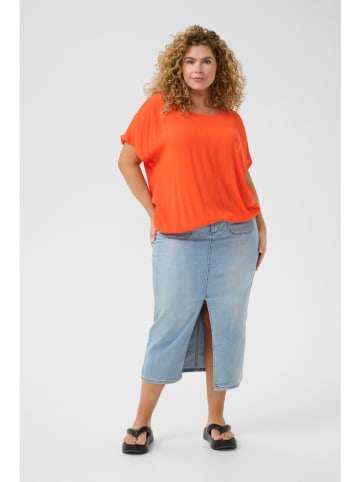 KAFFE curve Bluse in Orange