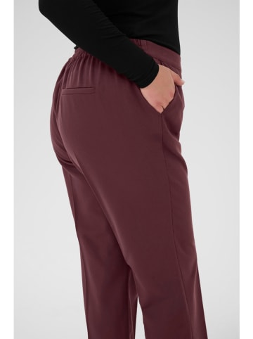 KAFFE curve Broek bordeaux
