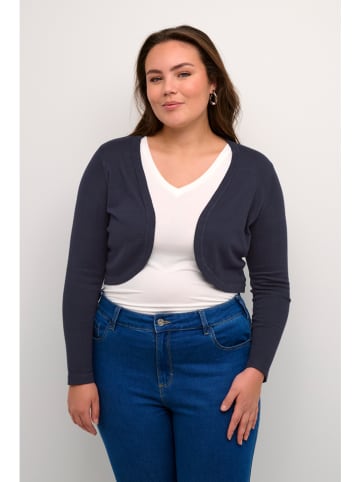 KAFFE curve Bolerko w kolorze granatowym