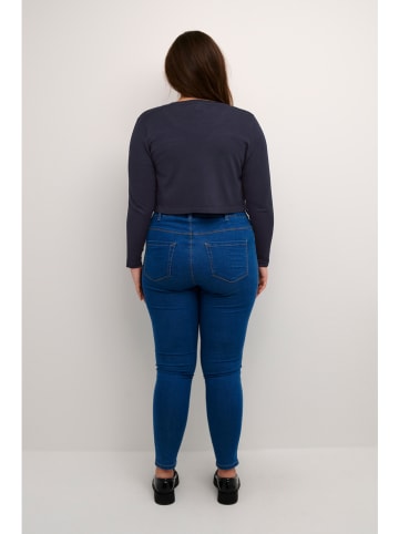 KAFFE curve Bolero donkerblauw