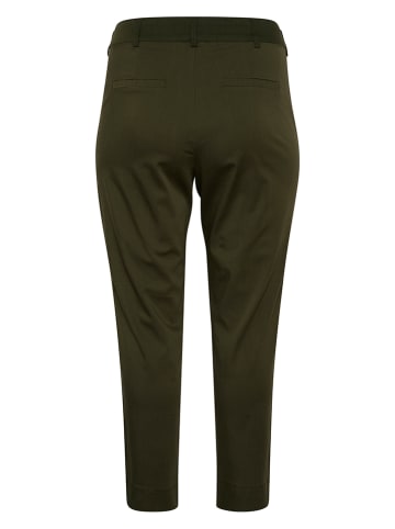 KAFFE curve Broek donkergroen