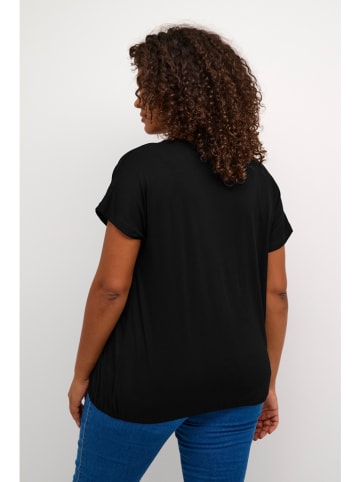 KAFFE curve Shirt in Schwarz