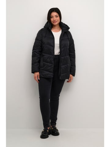 KAFFE curve Kurtka zimowa w kolorze czarnym