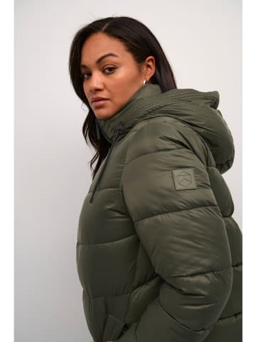 KAFFE curve Winterjas kaki